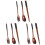 3 Sets Portable Camping Picnic Tableware Wooden Fork Spoon Chopsticks 3