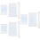 9Pcs Durable Blue Acrylic Clay Modeling Boards for DIY Crafting Use 7
