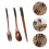 3 Sets Portable Camping Picnic Tableware Wooden Fork Spoon Chopsticks 11