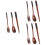 3 Sets Portable Camping Picnic Tableware Wooden Fork Spoon Chopsticks 7