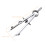3Pcs Metal Spring Compass Daily Use Portable Silver Accessory 2