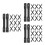 150Pcs Multipurpose Black Plastic Box Handles for Easy Carrying 9
