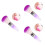 3Pcs Soft Nail Dust Removing Brushes Multi Color for Nail Art 5