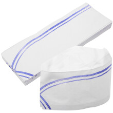 200Pcs Universal Paper Chef Hats Thick Disposable Cooking Caps