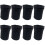 8Pcs Comfortable Black Running Armband Cellphone Holder with Elastic 5