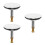 3Pcs Silver Copper Bath Tub Drain Gasket Universal Adjustable Stoppers 4