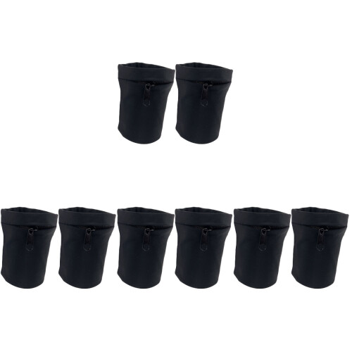 8Pcs Comfortable Black Running Armband Cellphone Holder with Elastic 1