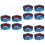 12 Pcs Blue Car Threshold Strip Protective Scratch-Resistant Decor 6
