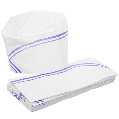 200Pcs Universal Paper Chef Hats Thick Disposable Cooking Caps 2