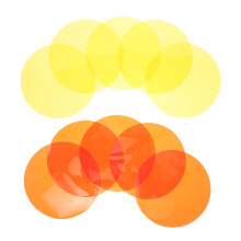 20Pcs DIY Ambiance Color Correction Gel Filters Pet Film Self Adhesive