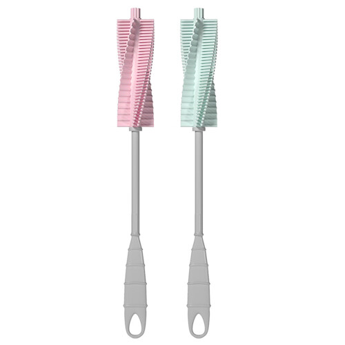 4Pcs Baby Bottle Brush Set 360 Rotatable Cleaning