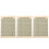3Pcs Guitar Chord Wall Chart Yellow Paper Practical Learning Guide 4