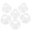 30Pcs Wearable Silicone Flange Inserts for Breast Pump Comfortable Fit 1