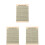 3Pcs Guitar Chord Wall Chart Yellow Paper Practical Learning Guide 2
