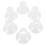 30Pcs Wearable Silicone Flange Inserts for Breast Pump Comfortable Fit 3