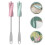 4Pcs Baby Bottle Brush Set 360 Rotatable Cleaning 10