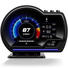 Car HUD Display OBD2 GPS Speedometer with RealTime Data, Safety Alerts, Fault Diagnosis for Cars