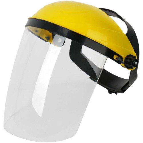 Face Shield Full Face Protection for Grinding Cutting Construction with Adjustable Padded Headband