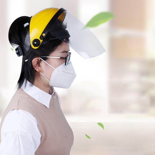 Face Shield Full Face Protection for Grinding Cutting Construction with Adjustable Padded Headband 2