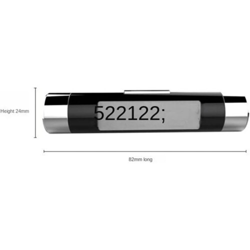 Digital Car Thermometer with Clock, Backlit Display, Precise Readings, Air Vent Mount 2