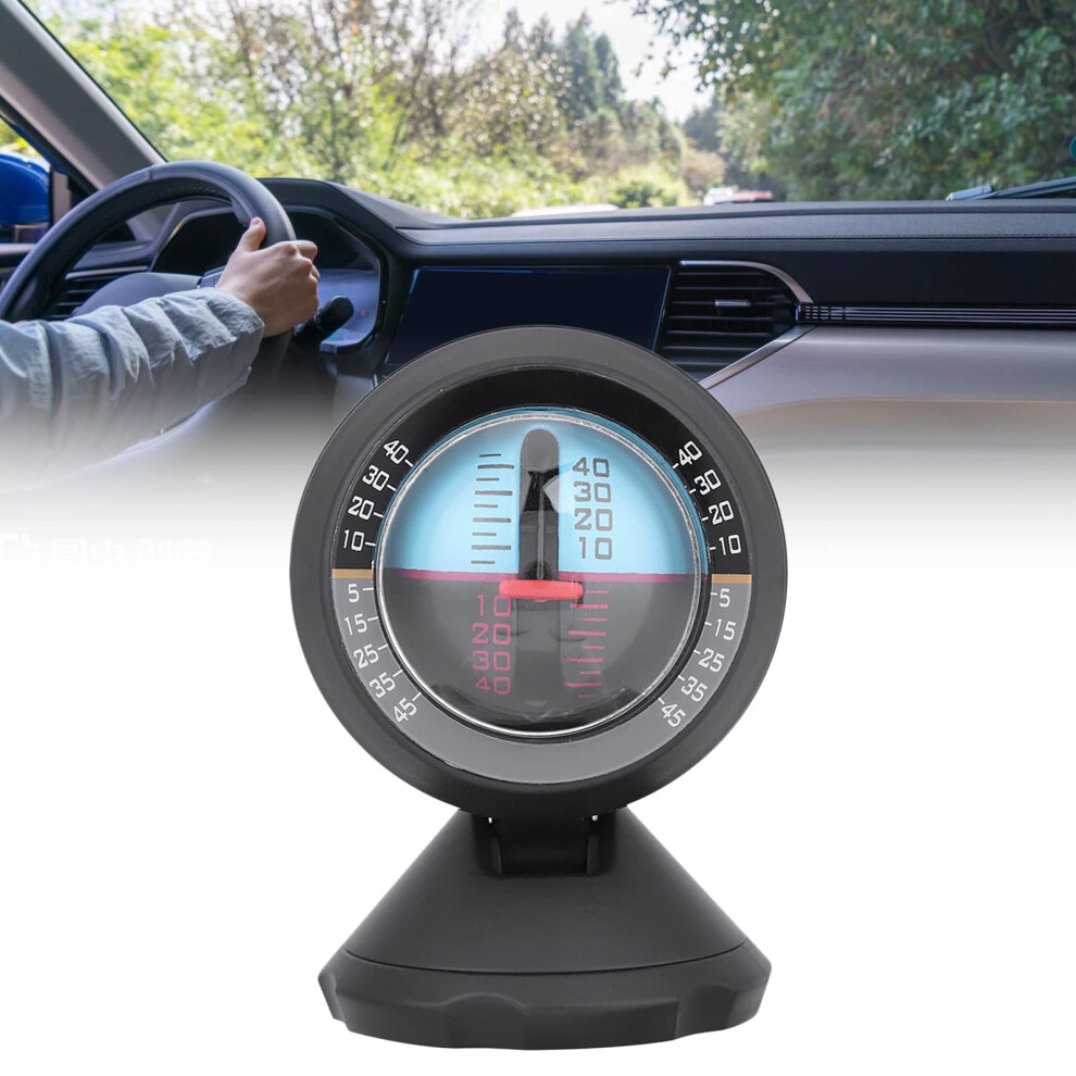 Vehicle Inclinometer With Led Display, Accurate Angle Monitoring Dashboard Car Tilt Gauge For Offroad Suvs And Trucks 9070919837753
