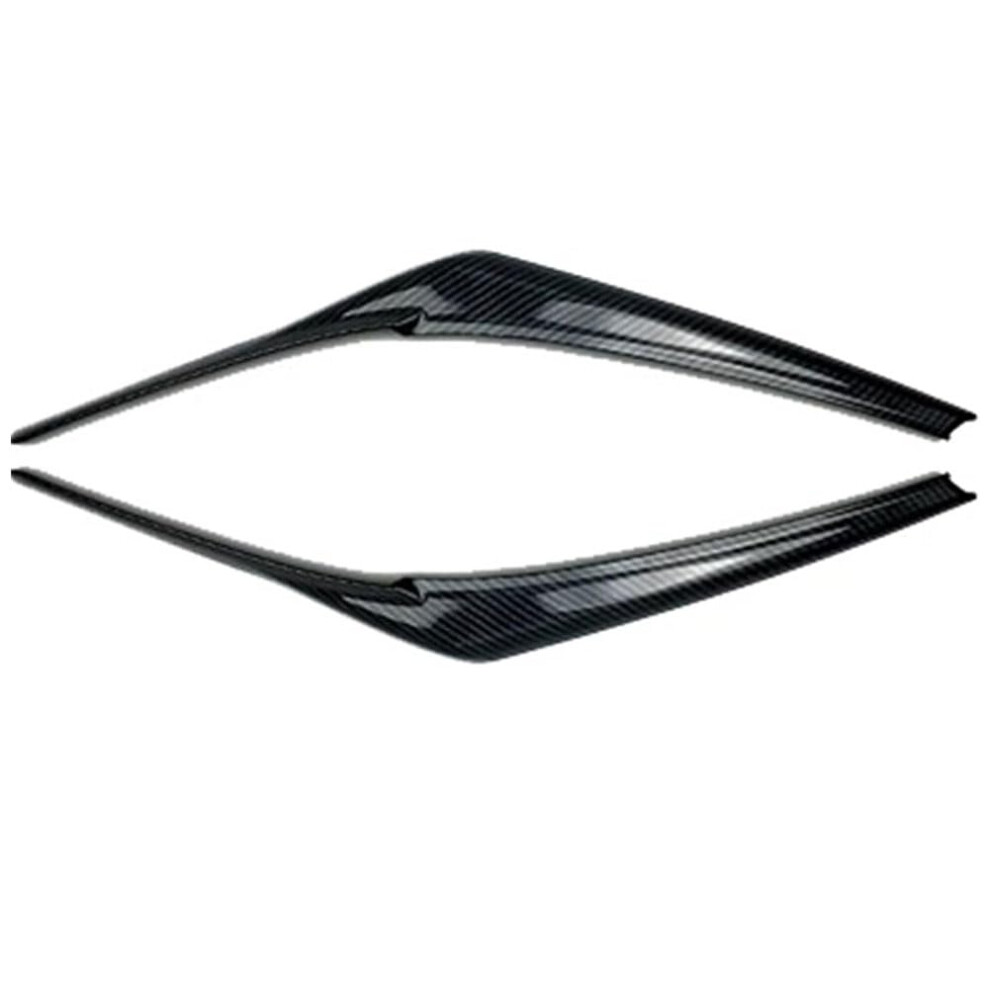 Carbon Fiber Headlight Eyelids And Rain Guard Window Visor Trim For Toyota Camry 20182023 9113335646117