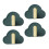 4St Plastic Wall Hooks Cloud Adhesief Voor Kleding 1
