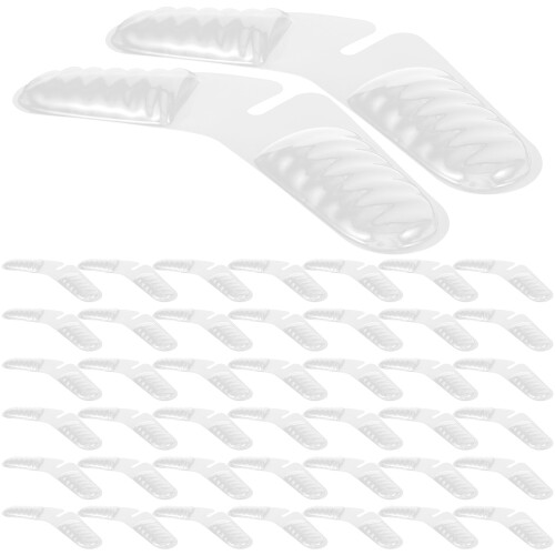 100Pièces Renforts Hommes PVC Blancs Fixation 1