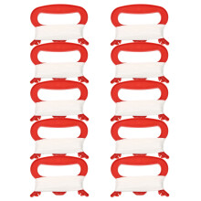 10Pièces Enrouleurs Cerf-Volant Plastique Rouge Et Durable