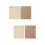 4Pièces Couvre Poignées Sac Courses Khaki Confortable 9