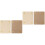 4Pièces Couvre Poignées Sac Courses Khaki Confortable 6