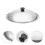 4Pcs Kitchen Pot Lids Stainless Steel Universal Silver Pan Covers 11
