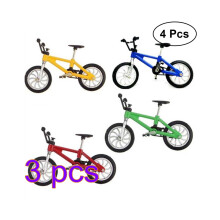 12Pcs Miniature Alloy Finger Bike Toys Durable Colorful Gifts for Kids