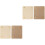 4Pièces Couvre Poignées Sac Courses Khaki Confortable 5