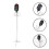 5Pcs Silver Simulation Signal Ornaments Mini Scenery Model for DIY 7