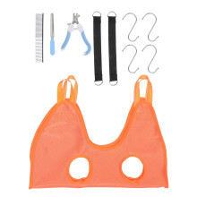 2Sets Household Pet Grooming Comb with Ergonomic Nail Trim Hammock