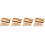 4Sets Logische Puzzels Met Multi Kleur Sticks, Hersentraining 4