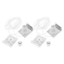 6Sets Wit Rolluik Koppelstukken En Accessoires Voor Raambekleding