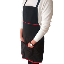 3Pcs Durable Black Hair Coloring Apron Comfortable Barber Shop Apron
