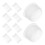 40Pcs Waterproof Clear Planter Box Stoppers Reusable Plastic Plugs 1