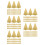 250Pcs Cake Base Boards Soft Mousse Pastry Display 6