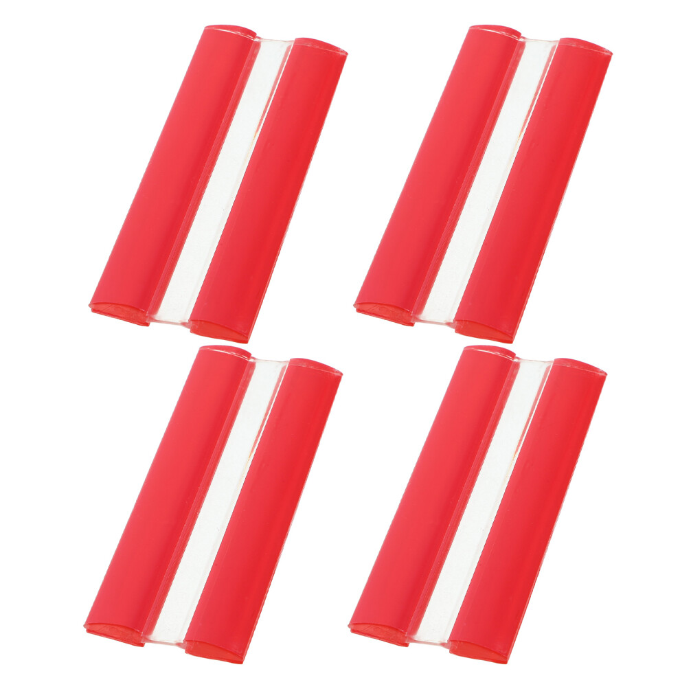 20Pcs Red Acrylic Cabinet Hinges With Strong Adhesion For Diy Use 3631600326176