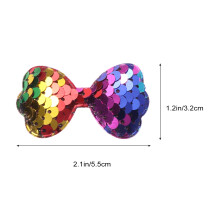 15Pcs Sequin Bowknot Patches for Crafting and Accessories