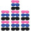21Pc Polyester 3D Sleeping Eye Covers Assorted Color Sleep Blindfolds 9