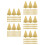 250Pcs Cake Base Boards Soft Mousse Pastry Display 7
