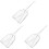 3Pcs Silver Stainless Steel Kitchen Oil Strainer Spoon with Handle 4