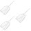 3Pcs Silver Stainless Steel Kitchen Oil Strainer Spoon with Handle 9