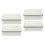 4Pcs Silver Tinplate Candy Storage Containers Organizer 4