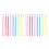 24Pcs Flexible PVC Pencil Pack with Eraser Random Assorted Colors 10