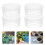 40Pcs Waterproof Clear Planter Box Stoppers Reusable Plastic Plugs 11